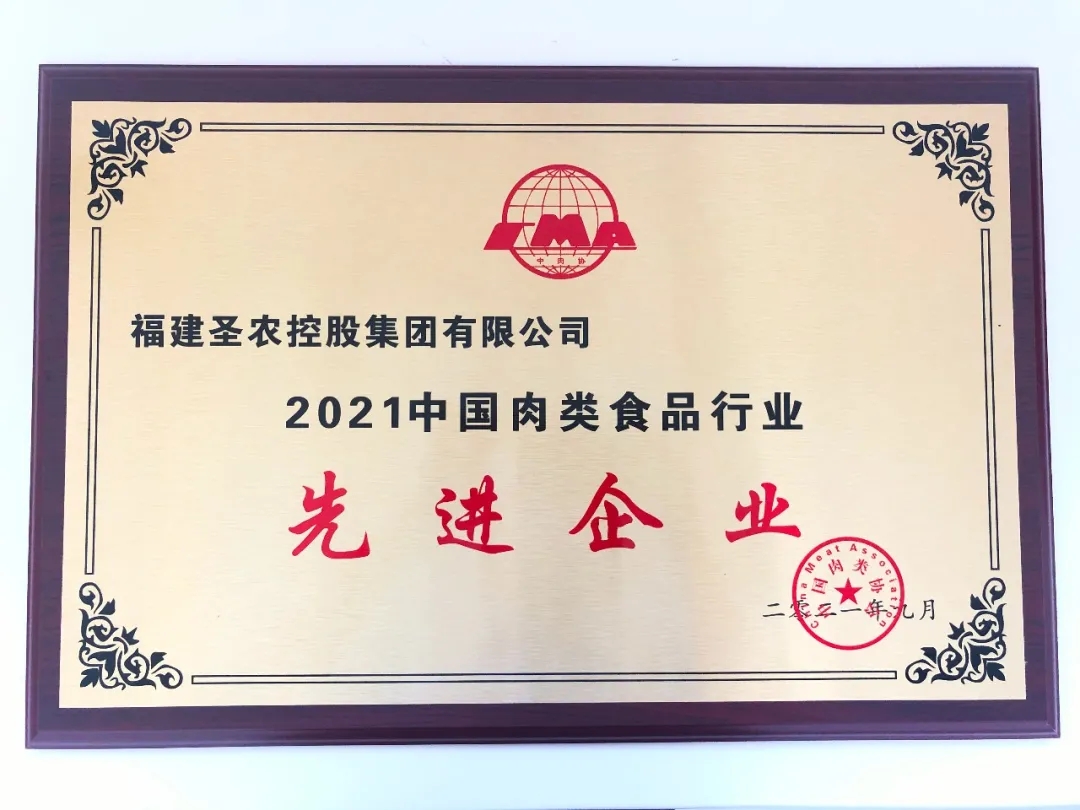 2021（ued官方集团）中国肉类食品行业先进企业